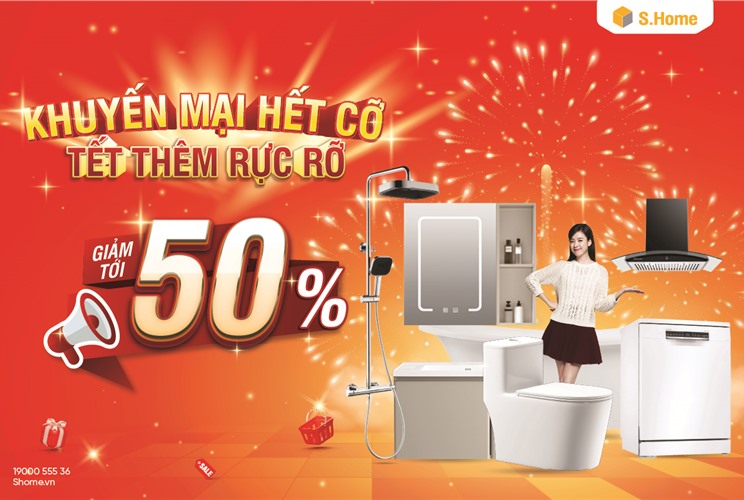 KHUYẾN MẠI HẾT CỠ - TẾT THÊM RỰC RỠ