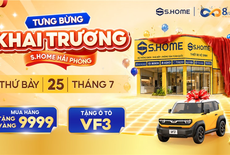TƯNG BỪNG KHAI TRƯƠNG: TRÚNG XE VF3 NHẬN VÀNG 9999