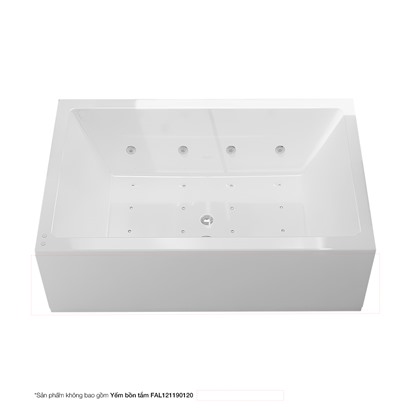Bồn tắm sục kép Sanycces hệ DS Confort CUBE BN121190120DS