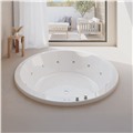 Bồn tắm Sanycces độc lập sục kép hệ Elegance NOA BN155D180EF kèm sen vòi BNBB555CR giá tốt