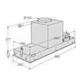 Máy hút mùi Asko CBB862WGC âm tủ chính hãng