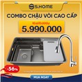 Combo chậu vòi cao cấp giá chỉ 5.990K