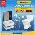 Combo Phòng Tắm Hiện Đại TOTO có tủ lavabo