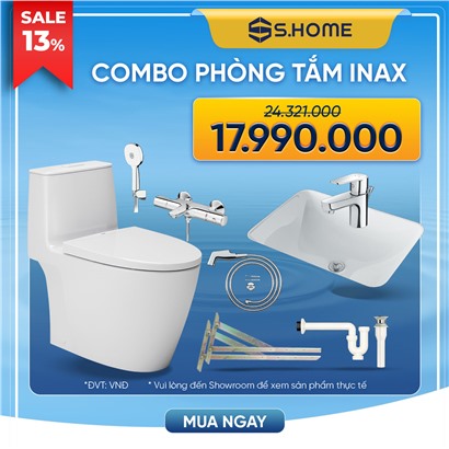 Combo thiết bị vệ sinh Inax giá 17990k