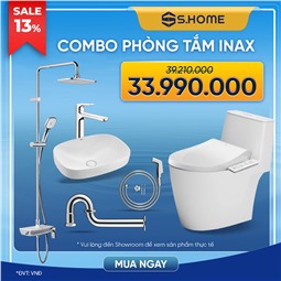 Combo thiết bị vệ sinh Inax giá chỉ 33990k