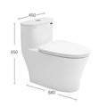 Bồn cầu đặt sàn DeMuhler ML366312 độ bền cao
