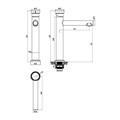 Vòi lavabo DeMuhler MLA613210C hiện đại