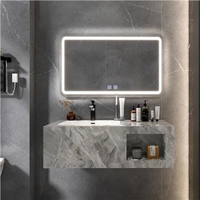 Tủ lavabo kèm gương MORRIS MR6634-100BC