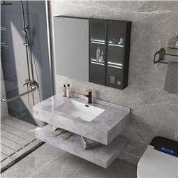Tủ lavabo kèm tủ gương MORRIS MR6637-80BC Tủ lavabo kèm tủ gương MORRIS MR6637-80BC