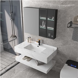 Tủ lavabo kèm gương MORRIS MR6639-100BC