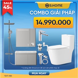 Combo Thiết Bị Phòng Tắm Ấn Tượng 14.990K Combo Thiết Bị Phòng Tắm Ấn Tượng 14.990K