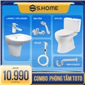 Combo thiết bị vệ sinh Toto giá chỉ 10990k