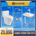 Combo thiết bị vệ sinh Toto giá 25990k