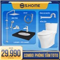 Combo thiết bị vệ sinh Toto giá 29990k