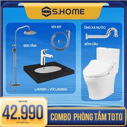 Combo thiết bị vệ sinh Toto giá 42990k Combo thiết bị vệ sinh Toto giá 42990k