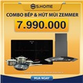 Combo Bếp & Hút mùi Zemmer giá sốc chỉ 7990k