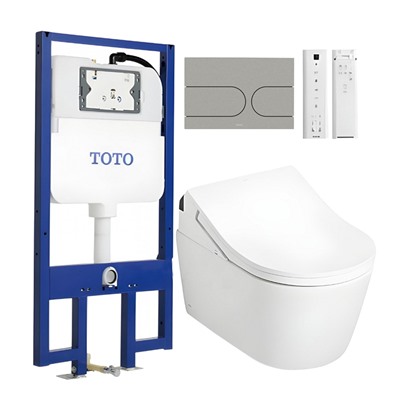 Bồn Cầu TOTO CW542HME5UNW1/TCF795C2Z/WH172AAT/MB175M#SS Treo Tường Tự Động Xả