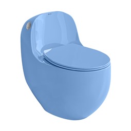 Bồn cầu trứng một khối DeMuhler ML-1078BLUE Bồn cầu trứng một khối DeMuhler ML-1078BLUE
