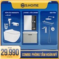 Combo Hoàn Mỹ thiết bị phòng tắm 29990K