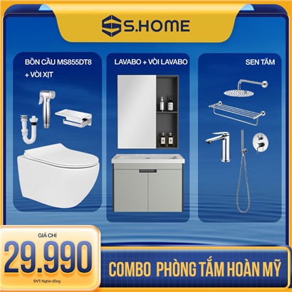 Combo Hoàn Mỹ thiết bị phòng tắm 29990K
