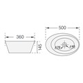 Chậu Lavabo đặt bàn DeMuhler ML713001GW