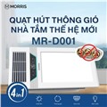 Quạt Hút Mùi Thông Gió Nhà Tắm Morris MR-D001