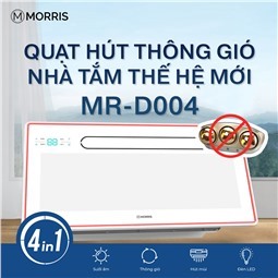 Quạt Hút Mùi Thông Gió Nhà Tắm Morris MR-D004