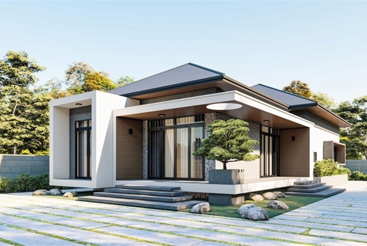 Mẫu Biệt Thự Vườn 1 Tầng Hiện Đại Xu Hướng 2025