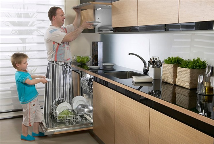 Kích thước máy rửa bát tiêu chuẩn, phổ biến hiện nay