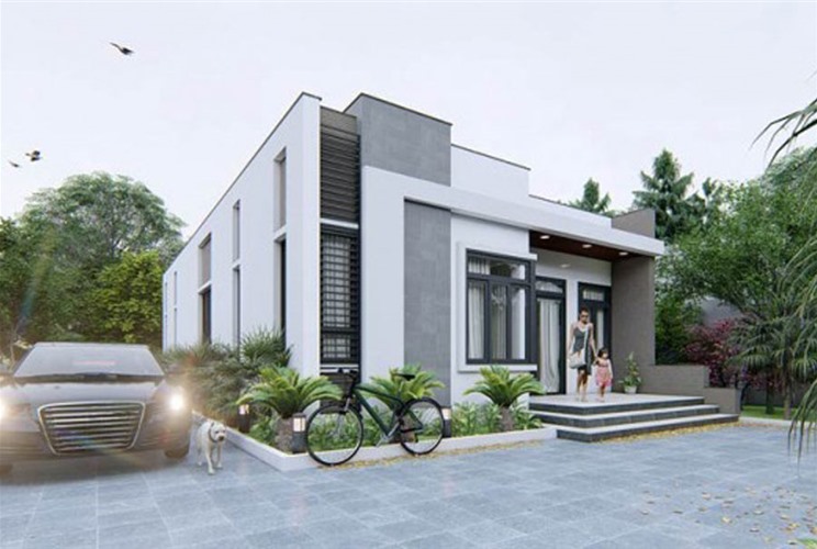 25+ mẫu nhà cấp 4 mái bằng đẹp, tiết kiệm chi phí 25+ mẫu nhà cấp 4 mái bằng đẹp, tiết kiệm chi phí