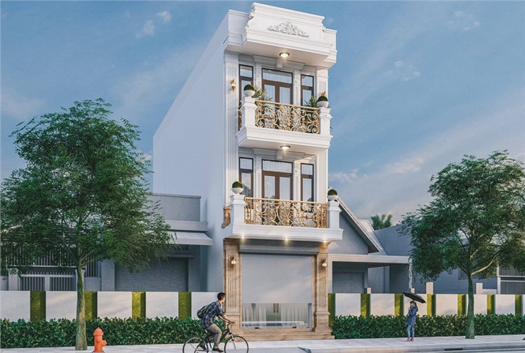 25+ mẫu nhà ống tân cổ điển 3 tầng đẹp, sang trọng 25+ mẫu nhà ống tân cổ điển 3 tầng đẹp, sang trọng