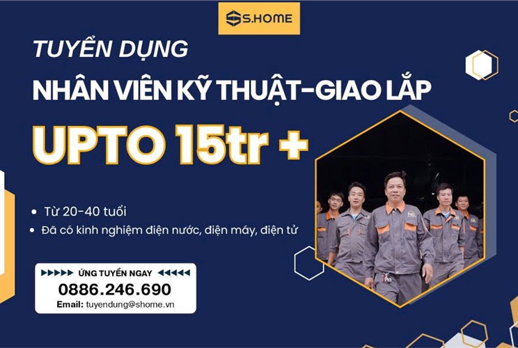 TUYỂN DỤNG NHÂN VIÊN KỸ THUẬT-GIAO LẮP